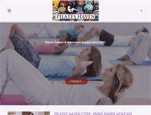 Tablet Screenshot of pilateshaven.ie